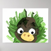 Spähender Affe Poster (Vorne)
