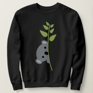 Spähender Koala-Bär-Schweißer Sweatshirt