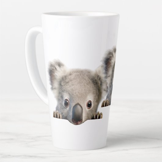 Spähender Koala Milchtasse (Linke Ecke)
