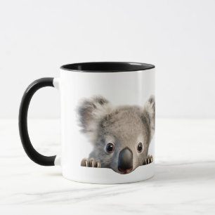 Spähender Koala Tasse