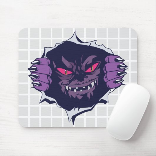 Spähendes Monster-Gitter-Mauspad Mousepad (Mit Mouse)