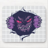 Spähendes Monster-Gitter-Mauspad Mousepad (Vorne)