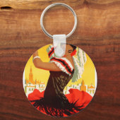 Spain 1959 Seville April Fair Poster Schlüsselanhänger (Vorderseite)