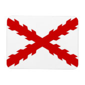 Spain alte Flagge neue spanische Indios conquistad Magnet (Horizontal)