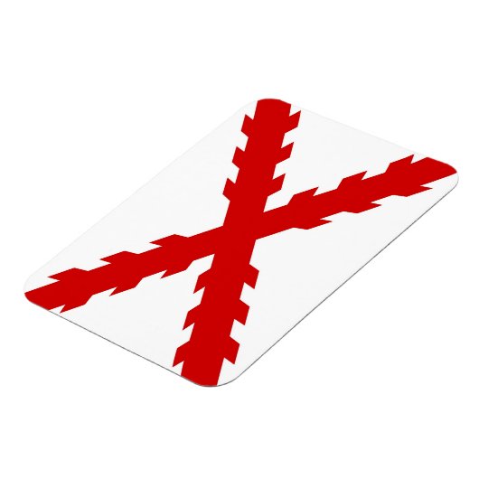 Spain alte Flagge neue spanische Indios conquistad Magnet (Linke Seite)
