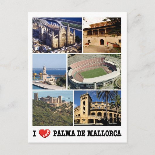 Spain - Balearic Islands - Majorca - I Love - Postkarte (Vorderseite)