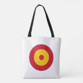 Spain country flag roundel round circle symbol arm tasche (Rückseite)