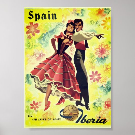 Spain Dancers Vintage Poster (Vorne)
