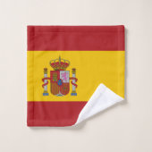 Spain Flag Badhandtuch Set (Waschlappen)