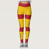 Spain Flag Leggings (Vorderseite)