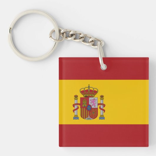 Spain Flag Schlüsselanhänger (Vorderseite)