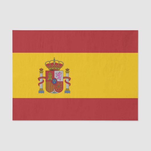 Spain Flag Seidenpapier (Vorderseite)