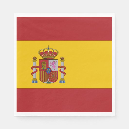 Spain Flag Serviette (Vorderseite)