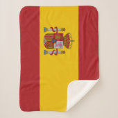 Spain Flag Sherpadecke (Vorderseite)