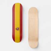 Spain Flag Skateboard (Vorderseite)
