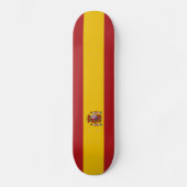 Spain Flag Skateboard (Vorderseite)
