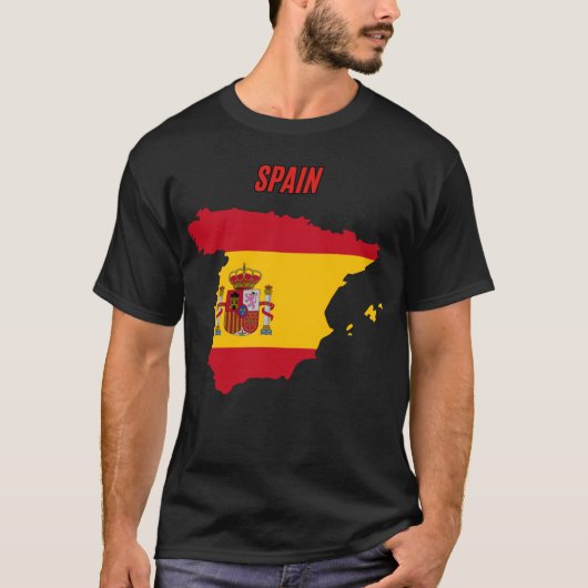 spain flag T-Shirt (Vorderseite)