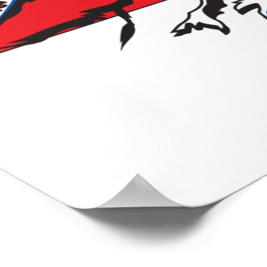 Spain Futbol Poster (Ecke)