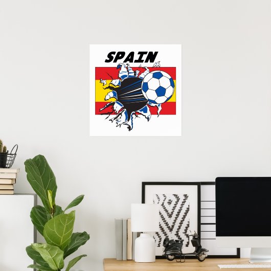 Spain Futbol Poster (Heimbüro)