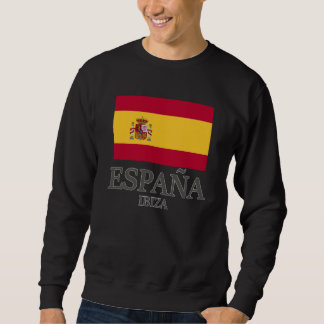 Spain Ibiza Flag Travel Europe Holiday Sweatshirt
