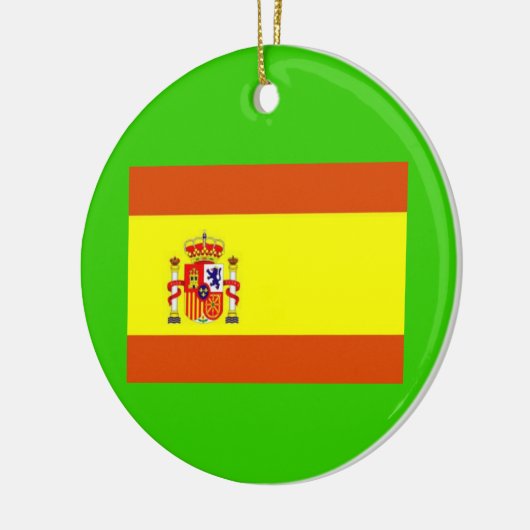 Spain* kundenspezifische Weihnachtsverzierung Keramik Ornament (Links)