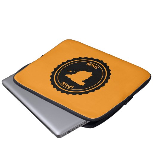 Spain Laptopschutzhülle (Vorne Knopf)
