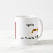 Spain Mug With Flag and Name of Anthem Kaffeetasse (VorderseiteRechts)