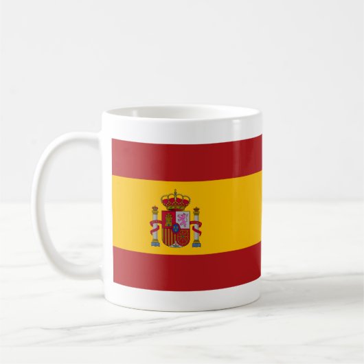 Spain Mug With Flag and Name of Anthem Kaffeetasse (Links)