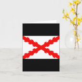 Spain Old Flag New Spanish Indies Conquistador  Karte (Gelbe Blume)