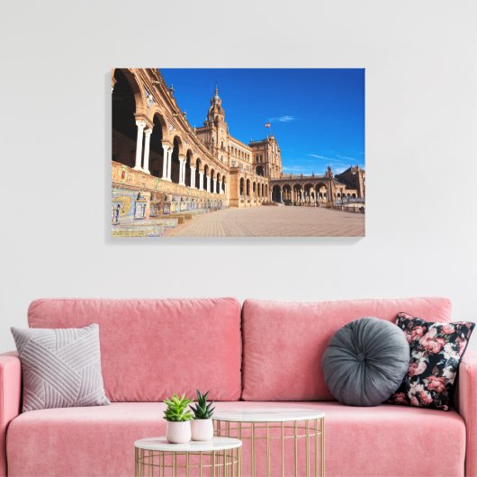 Spain square, Sevilla, Leinwanddruck (Insitu (Wohnzimmer))