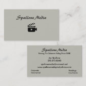 Spallone Medium-Produktions-Visitenkarte Visitenkarte (Vorne/Hinten)