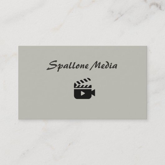 Spallone Medium-Produktions-Visitenkarte Visitenkarte (Vorderseite)