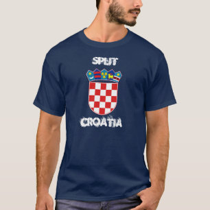 Spalte, Kroatien mit Wappen T-Shirt