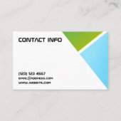 Spalte-Raumabdeckung der Steigung moderne Visitenkarte (Rückseite)