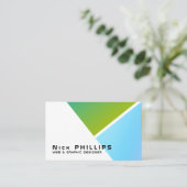 Spalte-Raumabdeckung der Steigung moderne Visitenkarte (Stehend Vorderseite)