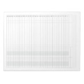 Spalte Rechnungsführer 2 Notizblock (Vorderseite)