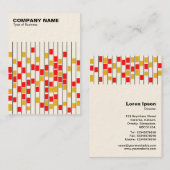 Spalten der Organisation (Cream Card) Visitenkarte (Vorne/Hinten)