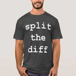 Spalten Sie das Diff auf T-Shirt
