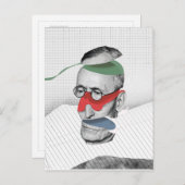 "Spalten Sie Hessen" Postkarte auf (Vorne/Hinten)