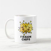 Spaltung Chips Funny Physical Food Puff Kaffeetasse (Links)