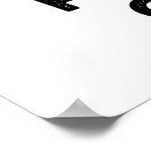 Spaltung Chips Funny Physical Food Puff Poster (Ecke)