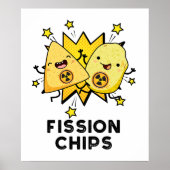 Spaltung Chips Funny Physical Food Puff Poster (Vorne)