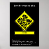 Spam Information Security Awareness Poster (Vorne)