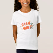 Spam Maui mit Blume | Musubi Maui T-Shirt (Vorderseite)