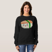 Spam Musubi Food Instruction Diagram Japanese Hawa Sweatshirt (Vorne ganz)