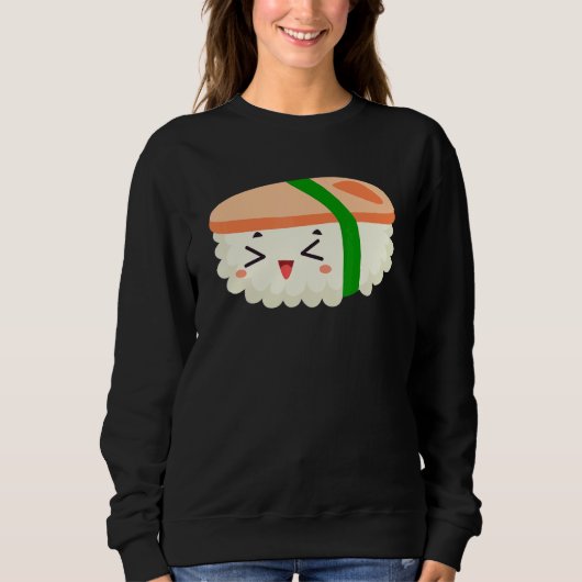 Spam Musubi Food Instruction Diagram Japanese Hawa Sweatshirt (Vorderseite)
