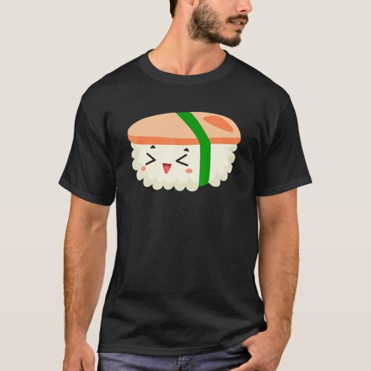 Spam Musubi Food Instruction Diagramm Japanisch Ha T-Shirt (Vorderseite)