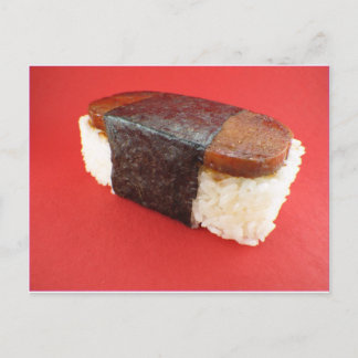 Spam Musubi Postkarte