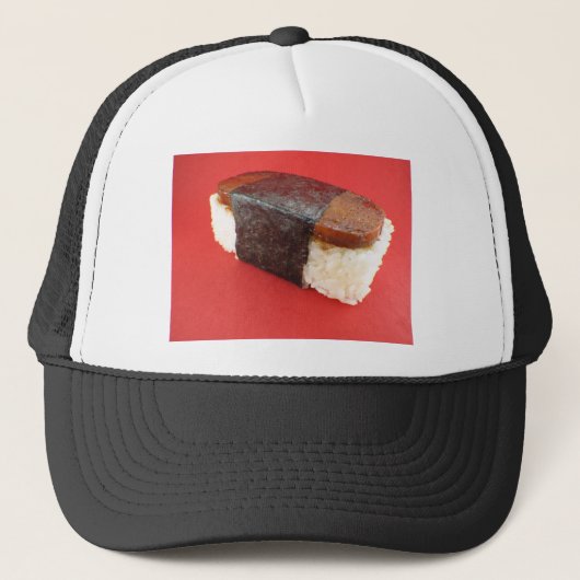 Spam Musubi Truckerkappe (Vorderseite)