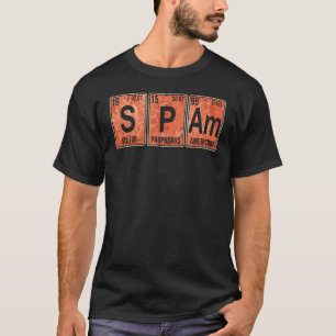 Spam Periodensystem der Elemente Dosen gekochter S T-Shirt